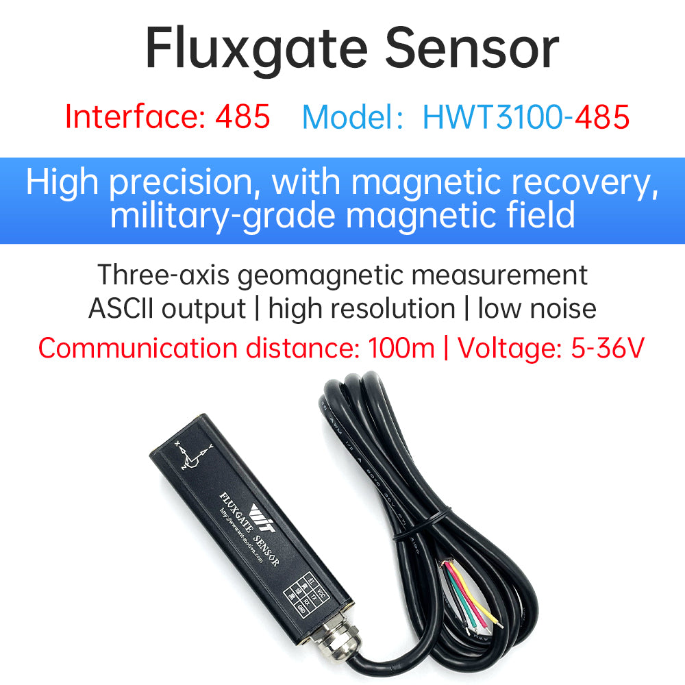 HWT3100 - 485 - Accelerometer+Inclinometer - mpu6050 - mpu9250+Angle Sensor Gyroscope for Arduino Magneometer.