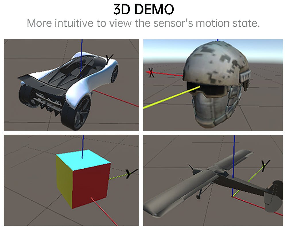 - Accelerometer+Inclinometer - mpu6050 - mpu9250+Angle Sensor Gyroscope for Arduino Magneometer.