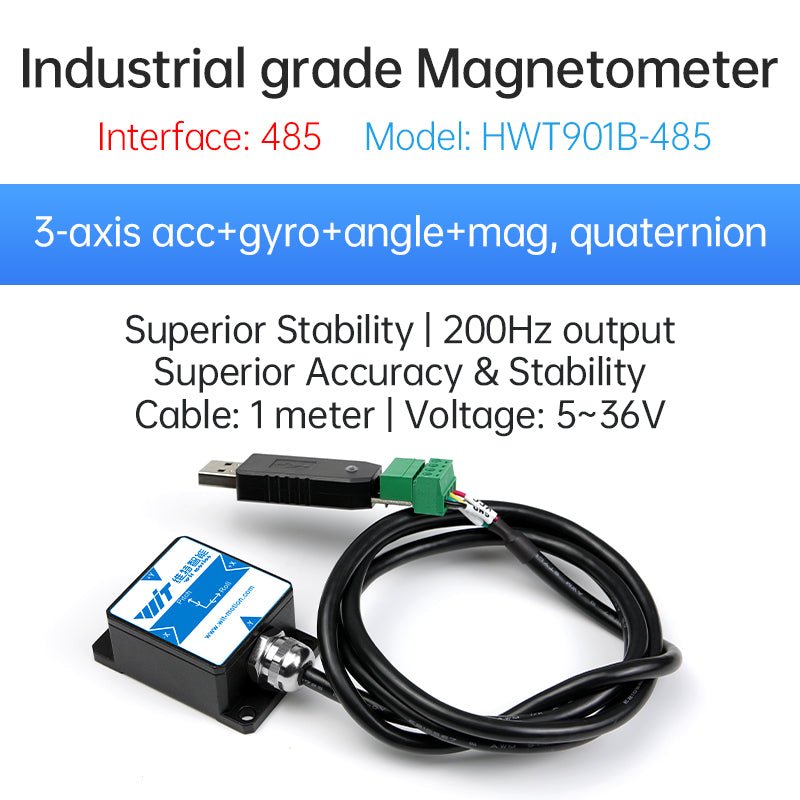 HWT901B - 232 - Accelerometer+Inclinometer - mpu6050 - mpu9250+Angle Sensor Gyroscope for Arduino Magneometer.