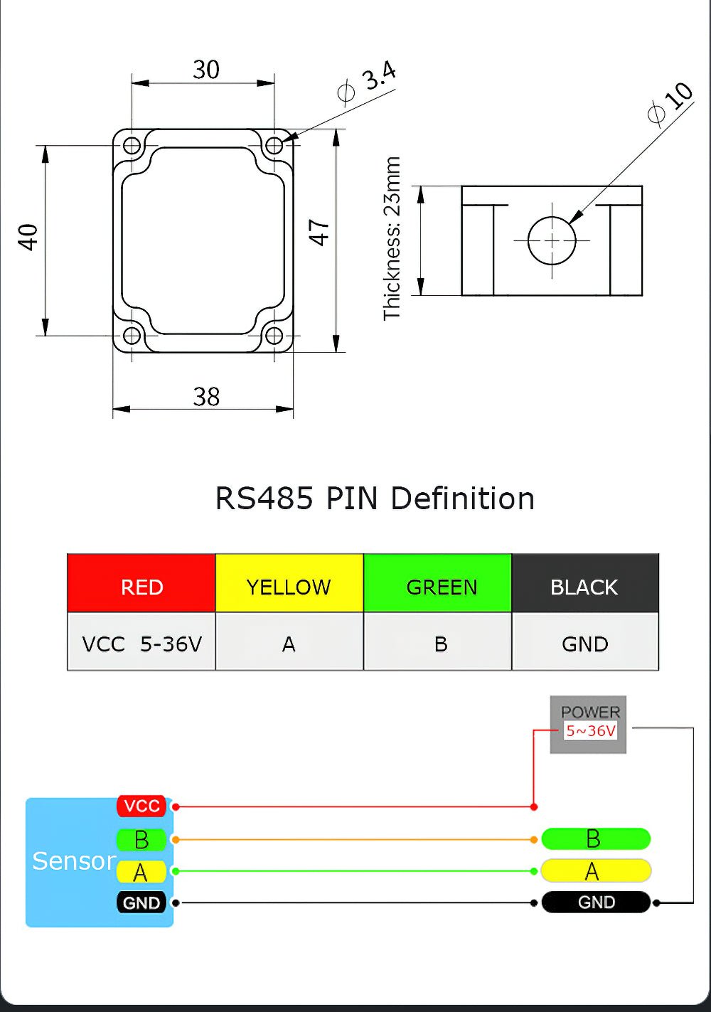 SINAT - 485 - Accelerometer+Inclinometer - mpu6050 - mpu9250+Angle Sensor Gyroscope for Arduino Magneometer.