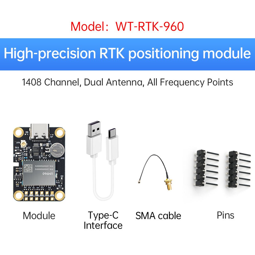 WTRTK - 960 - Accelerometer+Inclinometer - mpu6050 - mpu9250+Angle Sensor Gyroscope for Arduino Magneometer.
