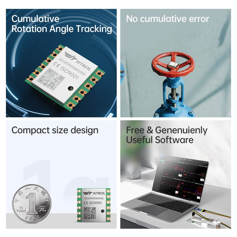 WTR03L - Accelerometer+Inclinometer - mpu6050 - mpu9250+Angle Sensor Gyroscope for Arduino Magneometer.