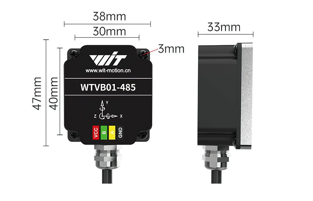 WTVB01 - 485 M(1m) - Accelerometer+Inclinometer - mpu6050 - mpu9250+Angle Sensor Gyroscope for Arduino Magneometer.