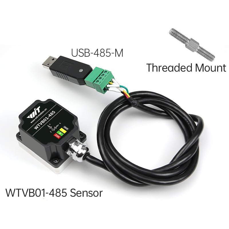 WTVB01 - 485 Threaded - Accelerometer+Inclinometer - mpu6050 - mpu9250+Angle Sensor Gyroscope for Arduino Magneometer.
