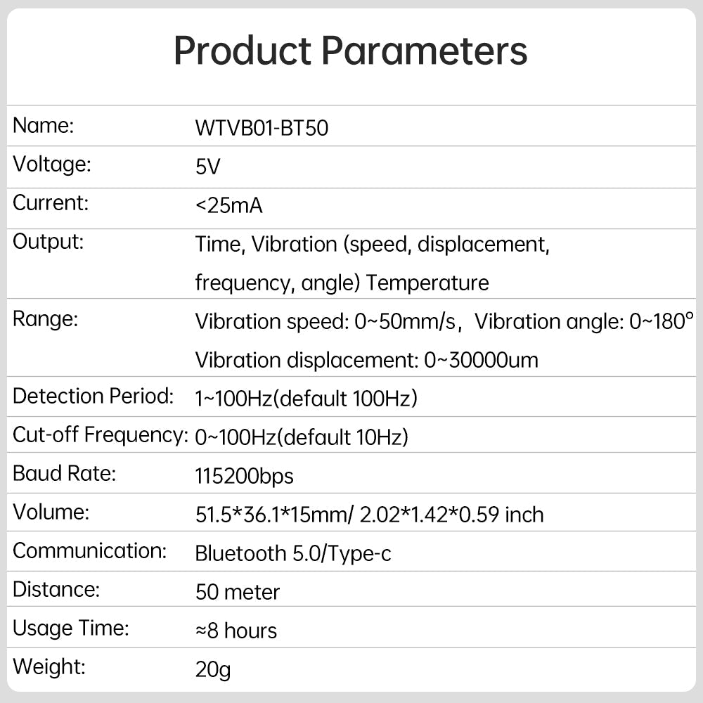 WTVB01 - BT50 - Accelerometer+Inclinometer - mpu6050 - mpu9250+Angle Sensor Gyroscope for Arduino Magneometer.