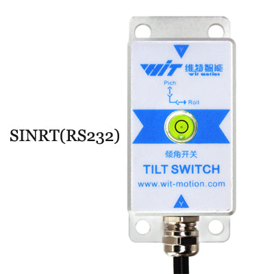 【SINRT Relay-Output-Type Tilt Switch】High-Precision Three-axis Analog (0.05° Accuracy) Security Inclinometer, Anti- Vibration Tilt Angle Alarm Sensor (IP67) for Building/Bridge Monitoring - WitMotion