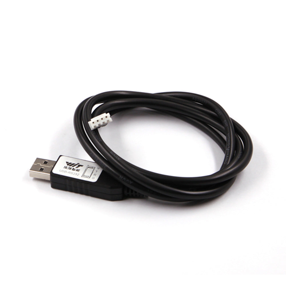 WitMotion USB to TTL/232/485 UART Converter Cable with CH340 Chip, Terminated by 4 Way Female Socket Header, Serial Adapter (1m/3.28ft, Black), Windows 10,8,7, Linux MAC OS - WitMotion