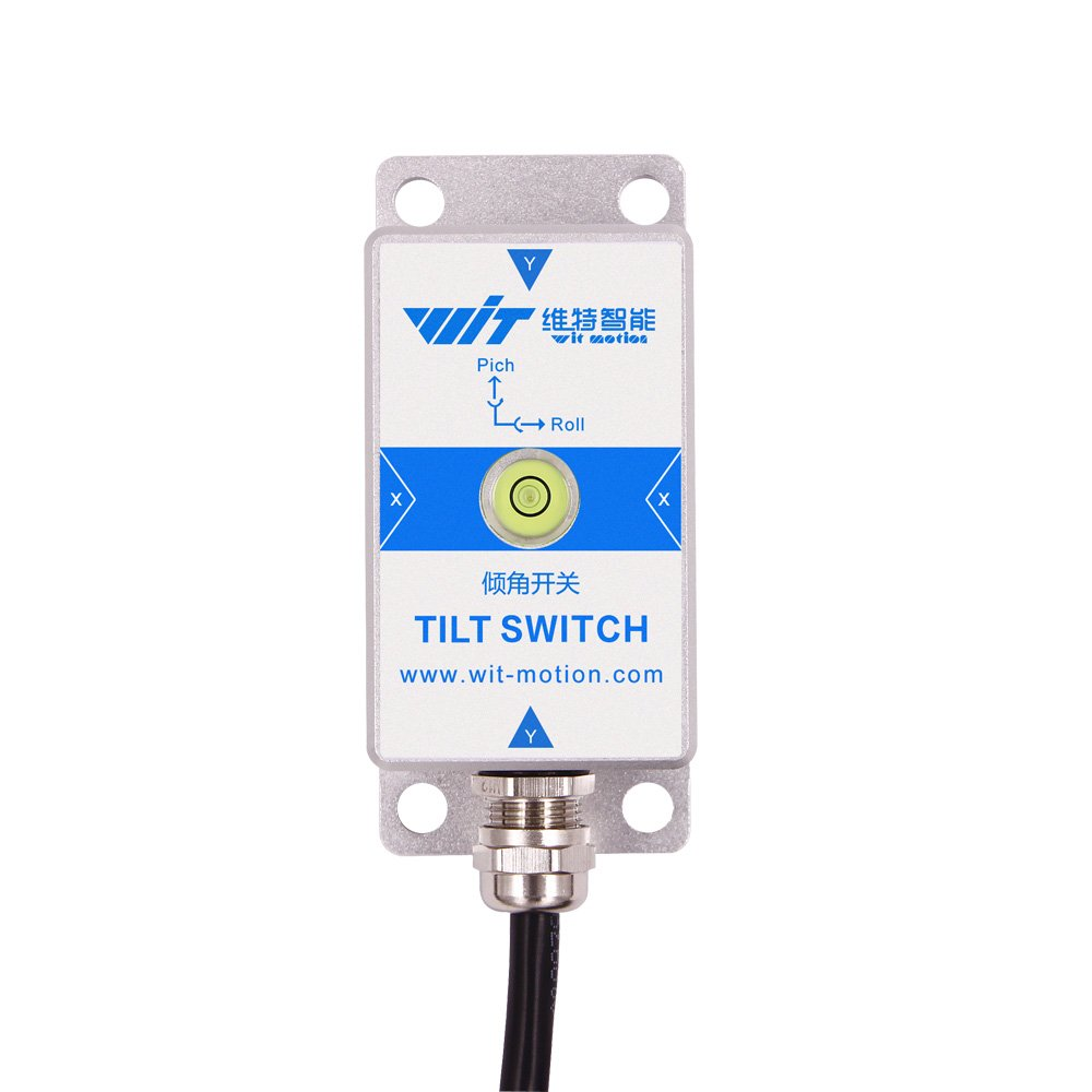 【SINRT Relay-Output-Type Tilt Switch】High-Precision Three-axis Analog (0.05° Accuracy) Security Inclinometer, Anti- Vibration Tilt Angle Alarm Sensor (IP67) for Building/Bridge Monitoring - WitMotion