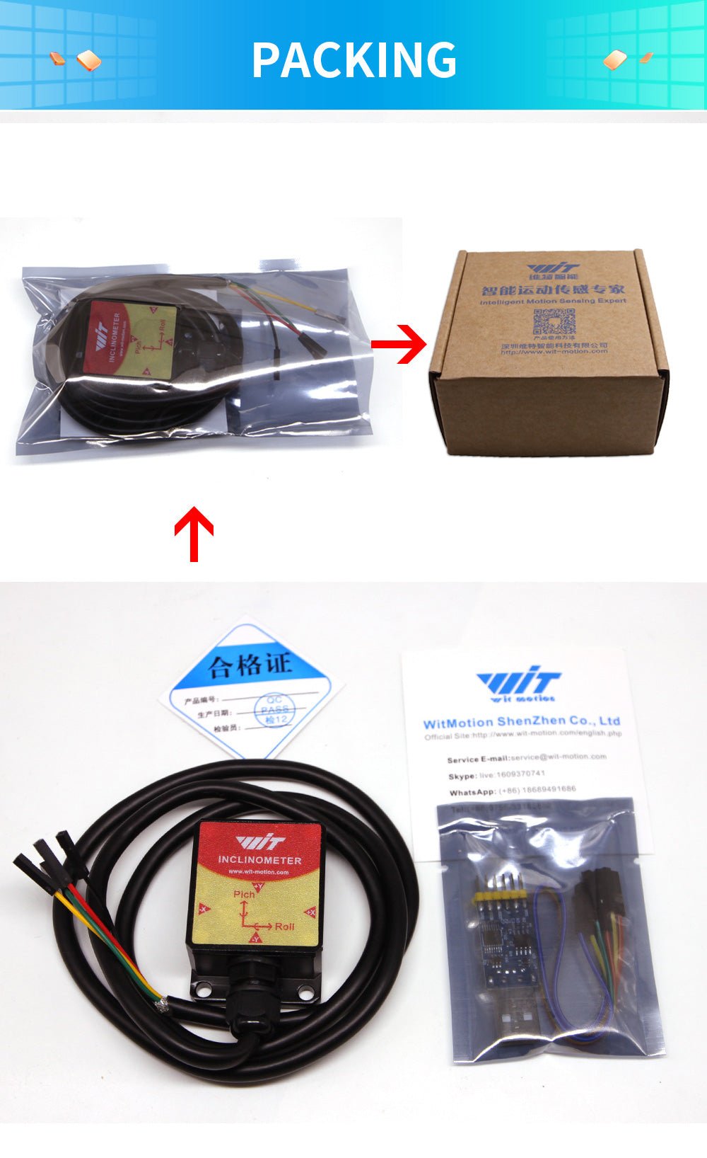 - Accelerometer+Inclinometer - mpu6050 - mpu9250+Angle Sensor Gyroscope for Arduino Magneometer.