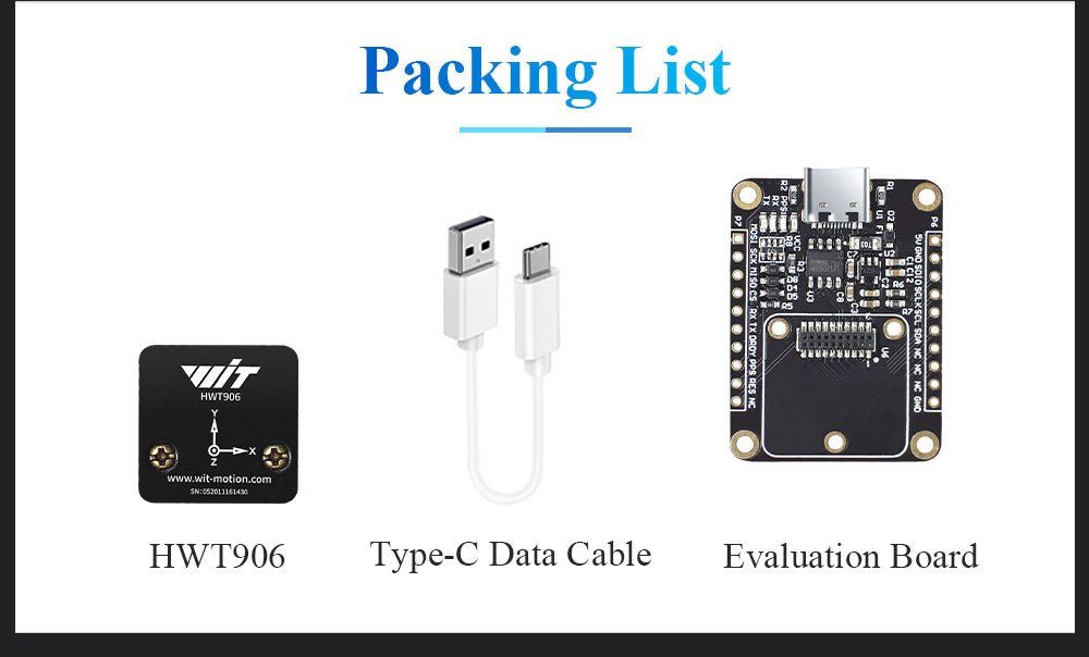HWT906 - TTL - Accelerometer+Inclinometer - mpu6050 - mpu9250+Angle Sensor Gyroscope for Arduino Magneometer.