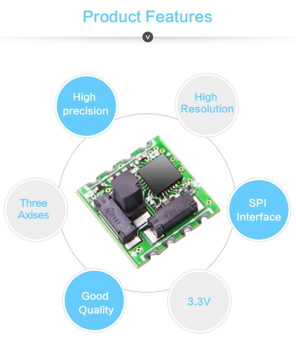 JY - RM3100 TTL - Accelerometer+Inclinometer - mpu6050 - mpu9250+Angle Sensor Gyroscope for Arduino Magneometer.