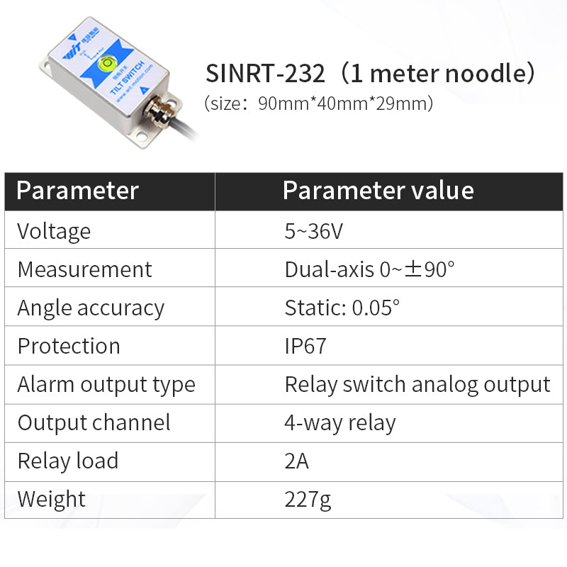 SINRT - 232 - Accelerometer+Inclinometer - mpu6050 - mpu9250+Angle Sensor Gyroscope for Arduino Magneometer.