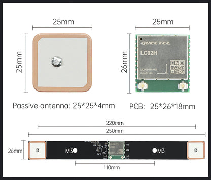 Witmotion WTGPS-02H Directional Positioning GPS BeiDou GNSS Low-power Module, output 3-Axis Heading + Tilt Angle + Roll - WitMotion