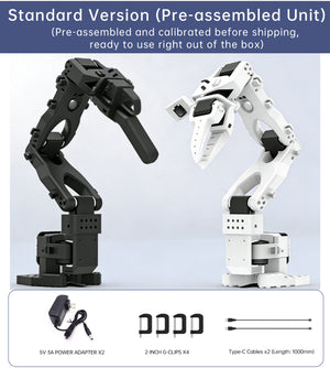 SO-ARM101 Kit (Pro) Low-Cost Open-Source 6-Axis AI Robotic Arm Servo Motor Kit for LeRobot Hugging Face Projects