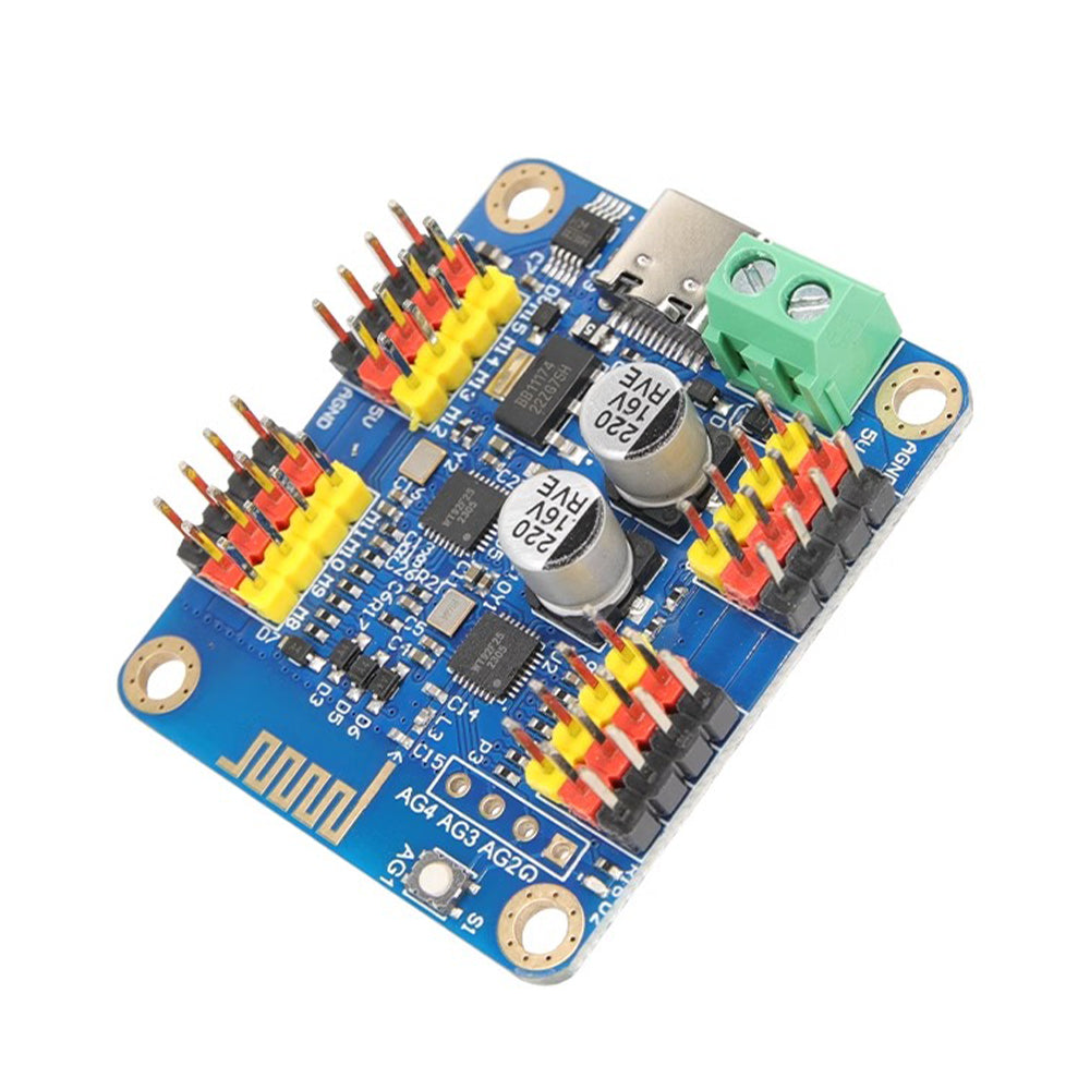 [16 Channel Servo] Bluetooth PWM Servo Driver Controller Board Module,PCB Steering Gear - WitMotion ShenZhen CO.,LTD