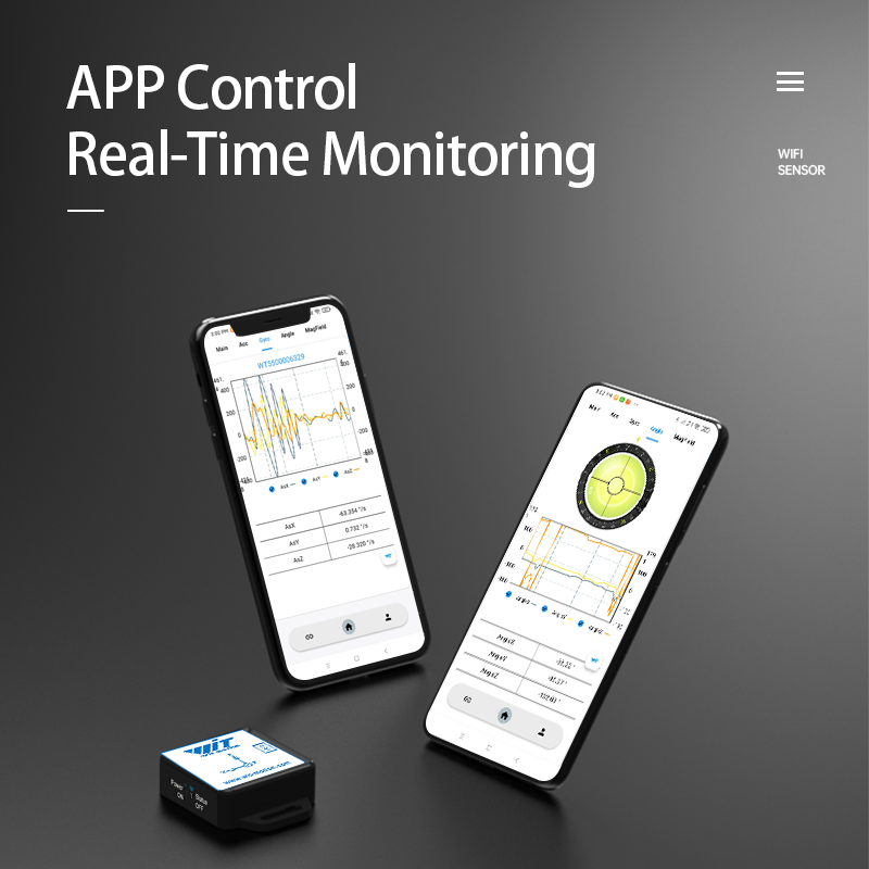 [WT901WIFI] MPU9250 9-axis WiFi wireless sensor, 3-axis Angular Velocity+Acc+Angle+Magnet Field - WitMotion ShenZhen CO.,LTD