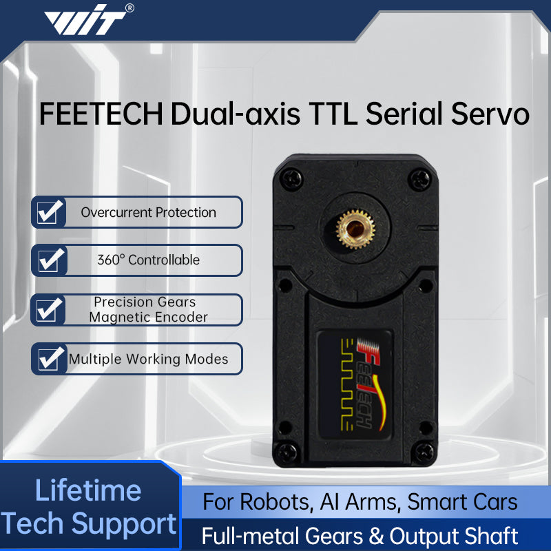 Feetech STS3215 Servo 7.4V 12V 20KG 30KG 360° Magnetic Encoding Feedback Serial Bus TTL Servo For SO-ARM100 Robot Arm DIY Progra - WitMotion ShenZhen CO.,LTD