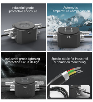 High Precision Differential Pressure Hydrostatic Leveling Sensor / Settlement Monitoring System / RS485 Output for Bridge & Buil