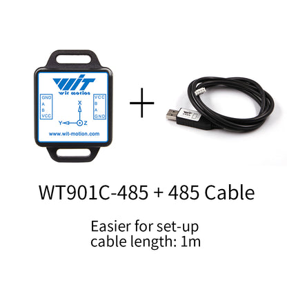 WitMotion WT901C-485 9-Axis High-Stability Acceleration+Gyro+Angle (XY 0.2° Z 1° Accuracy)+Digital Compass, Triaxial MPU9250 Gyroscope Sensor【Kalman Filtering】for Arduino, Raspberry Pi - WitMotion