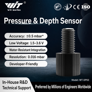 High-Precision Water Depth Sensor with Temperature Measurement