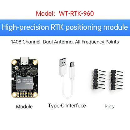 WITMOTION RTK GNSS/INS Module UM982 ZED-F9P High-precision Centimeter-level Differential Relative Positioning and Orientation UM980