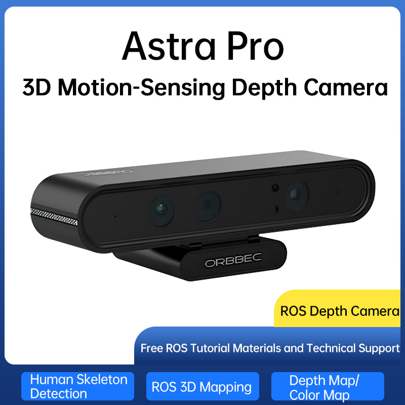 ORBBEC ASTRA Pro 3D Depth Camera Module 0.6-8M Range For AI Robot Raspberry PI Drones Development Face Recognition With ROS1ROS2 - WitMotion ShenZhen CO.,LTD