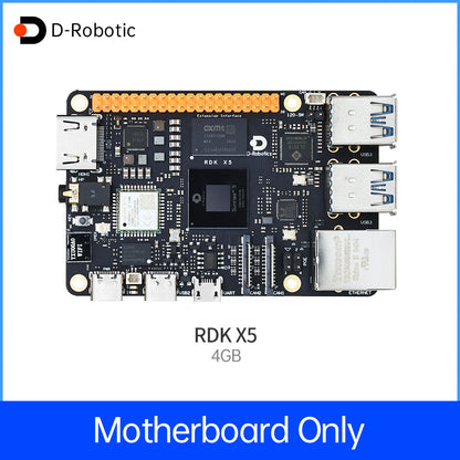 D-Robotics RDK X5 Robot Dev Kit 8GB RAM AI Large Model Sunrise 5 Chip 10TOPS Octa-core Cortex A55 for Edge Computing Projects - WitMotion ShenZhen CO.,LTD