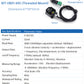 WTVB01-485 Industrial Vibration Sensor – RS485 Modbus Triaxial Monitoring for Motors & Pumps