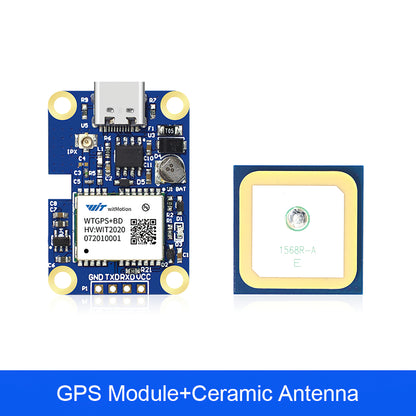 WitMotion High-Precision | GNSSSOC WTGPS+BD GPS,GLONASS,QZSS,NMEA0183 Module, With Flight Control, Antenna for Arduino - WitMotion