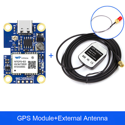 WitMotion High-Precision | GNSSSOC WTGPS+BD GPS,GLONASS,QZSS,NMEA0183 Module, With Flight Control, Antenna for Arduino - WitMotion