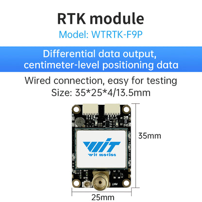 WITMOTION RTK GNSS/INS Module UM982 ZED-F9P High-precision Centimeter-level Differential Relative Positioning and Orientation UM980