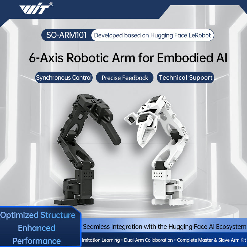 SO-ARM101 Kit (Pro) Low-Cost Open-Source 6-Axis AI Robotic Arm Servo M