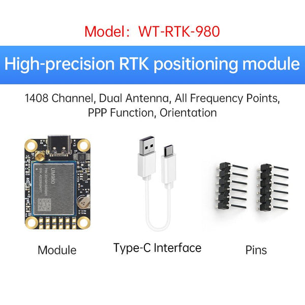 RTK GPS module Dual-Antenna｜Heading & Positioning