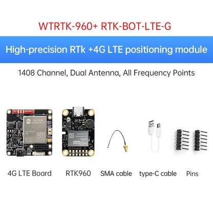 WTRTK960 with 4G board - Accelerometer+Inclinometer - mpu6050 - mpu9250+Angle Sensor Gyroscope for Arduino Magneometer.