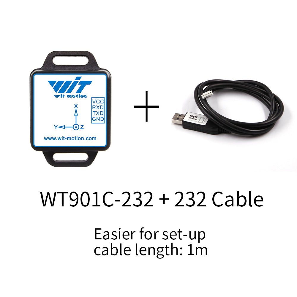WT901C232+232cable - Accelerometer+Inclinometer - mpu6050 - mpu9250+Angle Sensor Gyroscope for Arduino Magneometer.