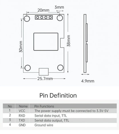 WTGPS - M - Accelerometer+Inclinometer - mpu6050 - mpu9250+Angle Sensor Gyroscope for Arduino Magneometer.
