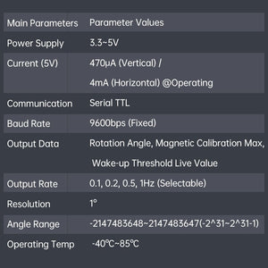 WTR03L - Accelerometer+Inclinometer - mpu6050 - mpu9250+Angle Sensor Gyroscope for Arduino Magneometer.