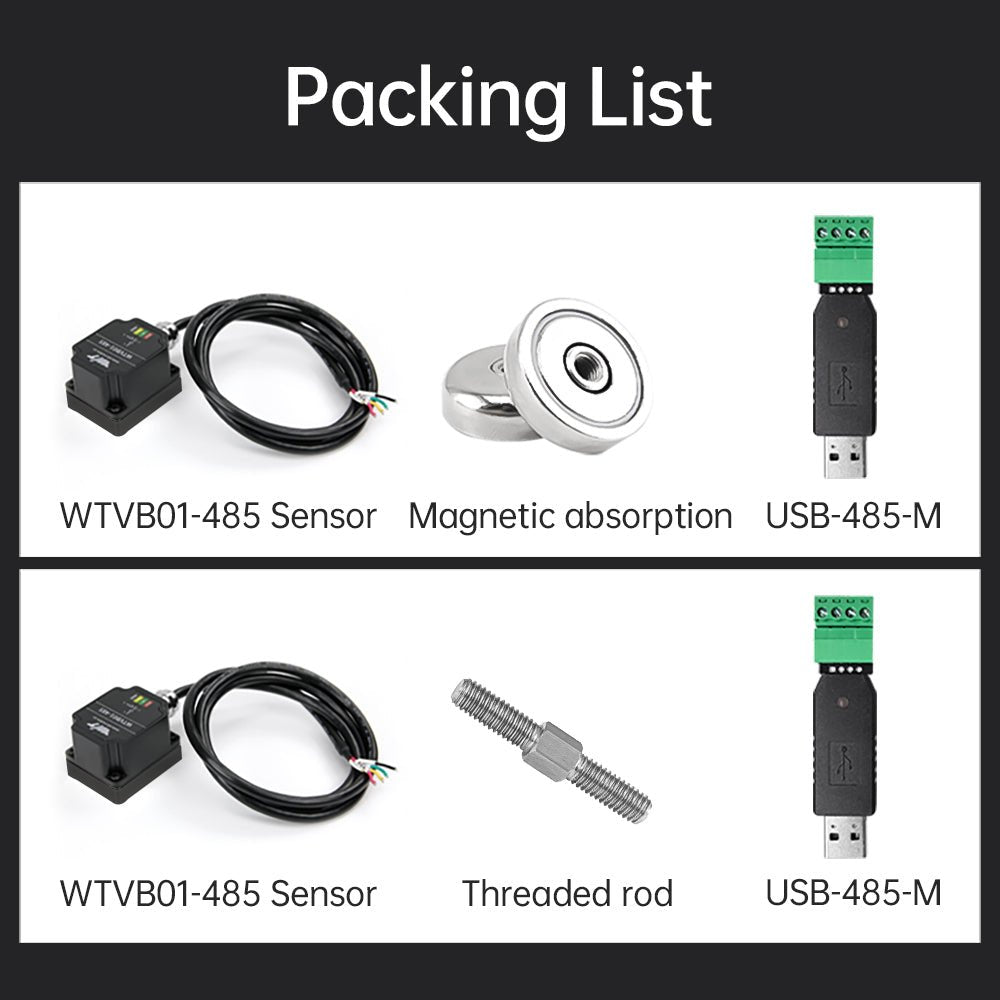 WTVB01 - 485 M(1m) - Accelerometer+Inclinometer - mpu6050 - mpu9250+Angle Sensor Gyroscope for Arduino Magneometer.
