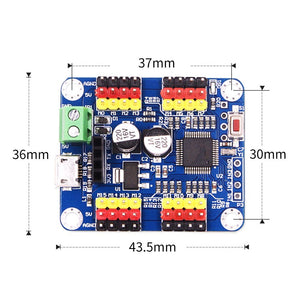 16 Channel Servo - Accelerometer+Inclinometer - mpu6050 - mpu9250+Angle Sensor Gyroscope for Arduino Magneometer.