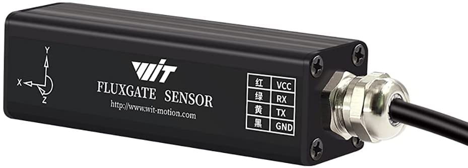 WitMotion HWT3100-TTL/485 three-axis electronic compass geomagnetic sensor PNI magnetometer heading angle fluxgate, three-dimensional space magnetic field size measurement, TTL output, 5V - WitMotion