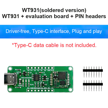 【1000Hz Electronic Compass+Tilt Sensor】WT931 High-Performance Acceleration+Gyro+Angle +Magnetometer with Kalman Filtering, MPU9250 Vibration IMU with Evaluation Board (IIC/TTL), for Arduino and More - WitMotion