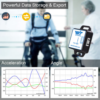 [Bluetooth Accelerometer+Inclinometer] BWT901CL MPU9250 High-Precision 9-Axis Gyroscope+Angle(XY 0.05° Accuracy)+Magnetometer with Kalman Filter, 200Hz High-Stability 3-axis IMU Sensor for Arduino - WitMotion