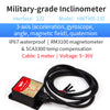 [Military-Grade Accelerometer+Inclinometer] HWT905 MPU-9250 9-axis Gyroscope+Angle(XY 0.05° Accuracy)+Digital Compass with Kalman Filter, Temperature&Magnetometer Compensation, IP67 Waterproof