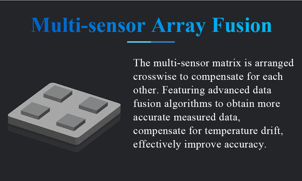 High-Precision Inclinometer HWT906 1000Hz Military-Grade Accelerometer+Digital Compass+Gyro,with Temperaturer Compensation - WitMotion