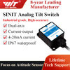 【SINIT-TTL Current Analog Tilt Switch】High-Stability Dual-axis Analog (4-20mA, -90 Degrees) Security Inclinometer, Anti-Vibration Tilt Angle Sensor (IP67 Waterproof) for Constructions Monitoring
