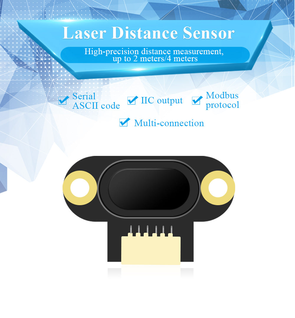 WitMotion Laser Distance Sensor WT-VL53L0 Distance Module UART Output 3.3-5V - WitMotion