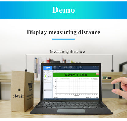 WitMotion Laser Distance Sensor WT53D Distance Module UART Output 3-5V - WitMotion