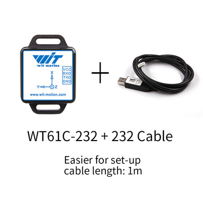 WitMotion WT61C High-Accuracy Accelerometer Sensor, 6-Axis Acceleration(+-16g)+Gyro+Angle (XY 0.05° Accuracy) with Kalman Filtering, MPU6050 AHRS IMU (Unaffected by Magnetic Field), for Arduino - WitMotion