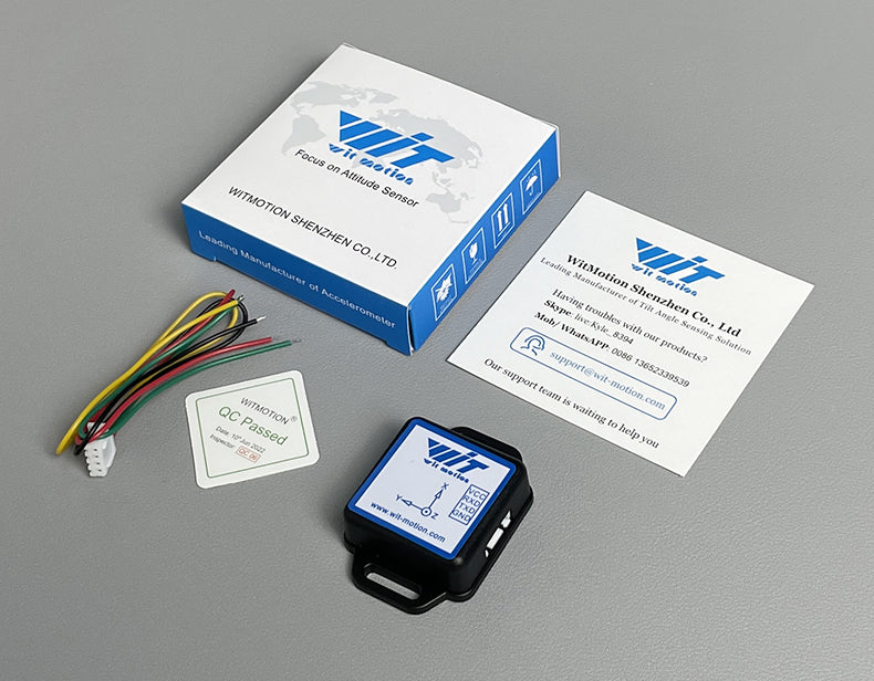 WitMotion WT61C High-Accuracy Accelerometer Sensor, 6-Axis Acceleration(+-16g)+Gyro+Angle (XY 0.05° Accuracy) with Kalman Filtering, MPU6050 AHRS IMU (Unaffected by Magnetic Field), for Arduino - WitMotion
