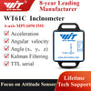 WitMotion WT61C High-Accuracy Accelerometer Sensor, 6-Axis Acceleration(+-16g)+Gyro+Angle (XY 0.05° Accuracy) with Kalman Filtering, MPU6050 AHRS IMU (Unaffected by Magnetic Field), for Arduino
